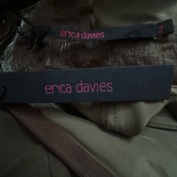 Erica Davies silk dress size 2 - Picture 8 of 9